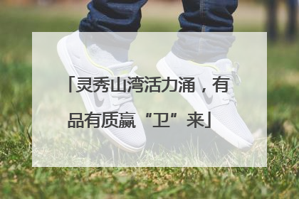 灵秀山湾活力涌，有品有质赢“卫”来